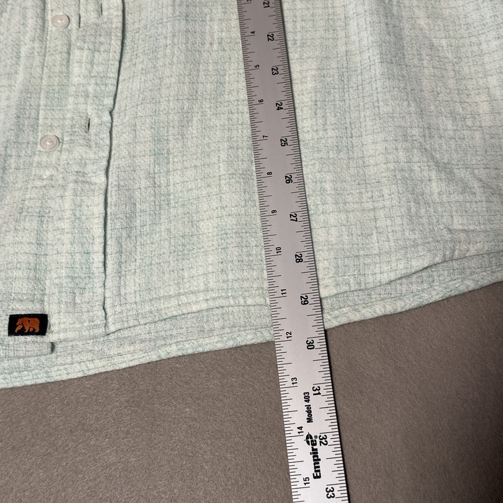 The Normal Brand Men's Green Light Weight Beach Shirt 100% Cotton Size XL - Picture 3 of 7